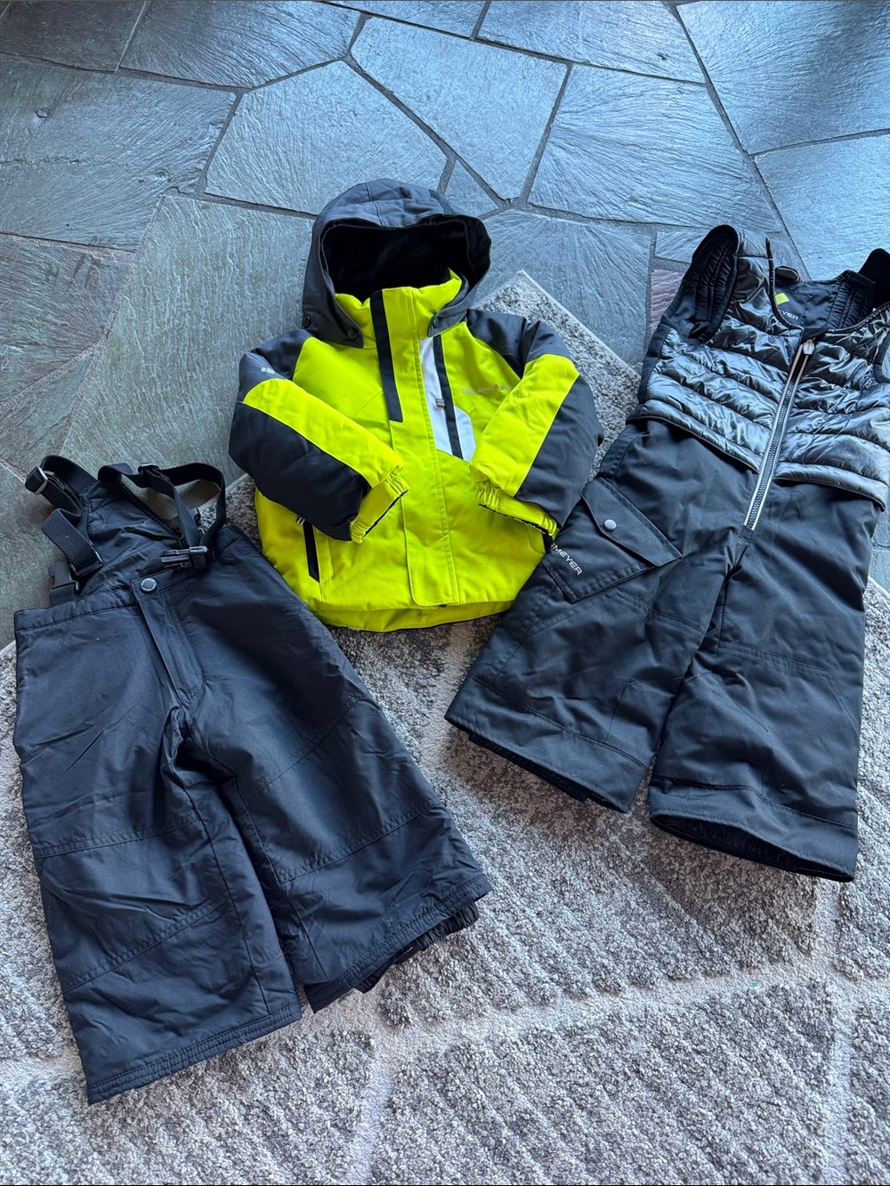 Obermeyer Kids Winter Jacket and 2 pairs of Snow Pants- Excellent Condition!